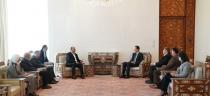  الأسد يستقبل رئيس اللجنة الاقتصادية السورية الإيرانية المشتركة