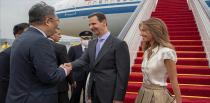 الرئيس الأسد والسيدة الأولى أسماء الأسد يبدأان زيارة إلى جمهورية الصين الشعبية