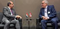 ملف عودة اللاجئين السوريين في لقاء للسفير صباغ مع وزير الخارجية اللبناني